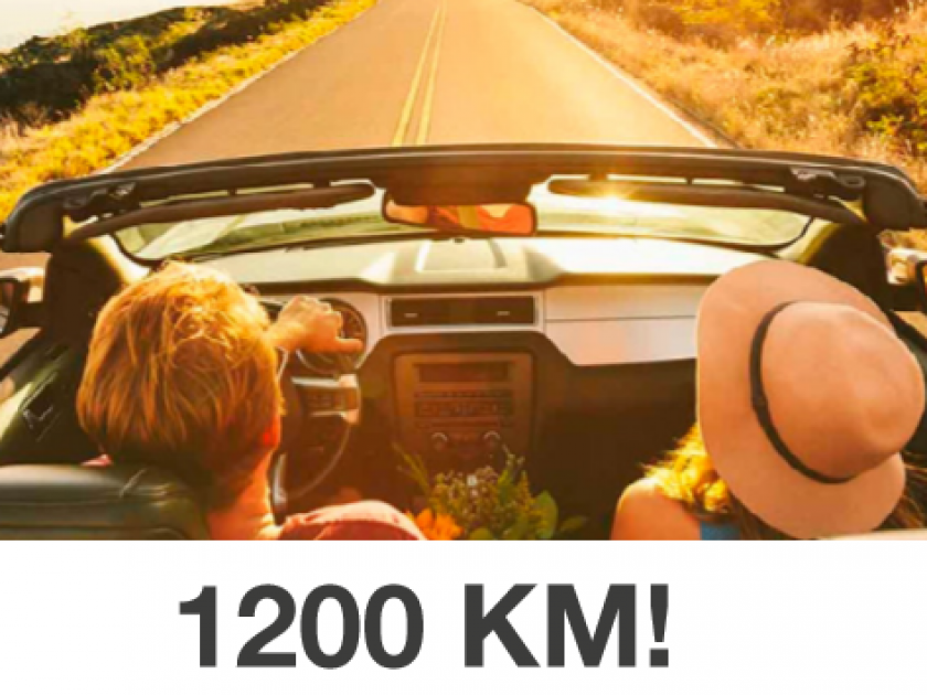 1200 KM!