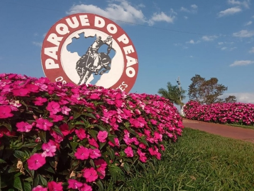 Parque do Peão espera turistas com mais de 50 mil flores