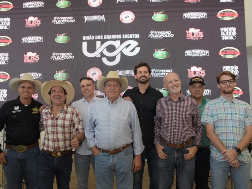 UGE -- UNIÃO DOS GRANDES EVENTOS é apresentada nesta quarta-feira, 8, em evento no Parque do Peão de Barretos
