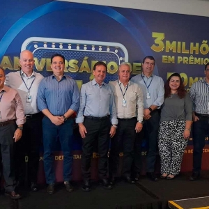 Diretoria do Savegnago no lançamento da campanha “Aniversário de Milhões”