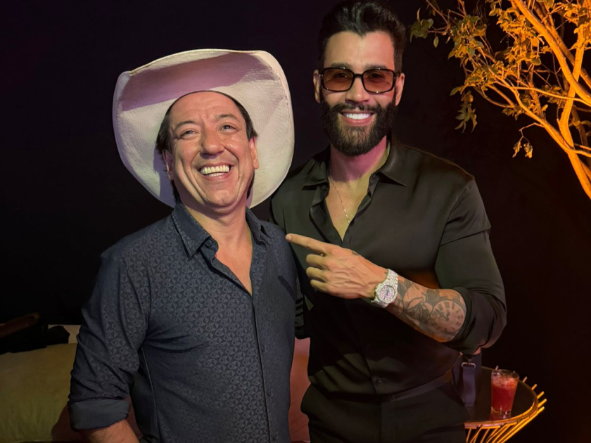 Matheus Calil participa de evento intimista de lançamento de DVD de Gusttavo Lima