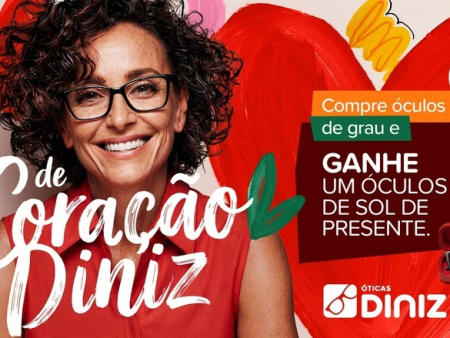 Óticas Diniz lança campanha “De Coração Diniz” para o Dia das Mães