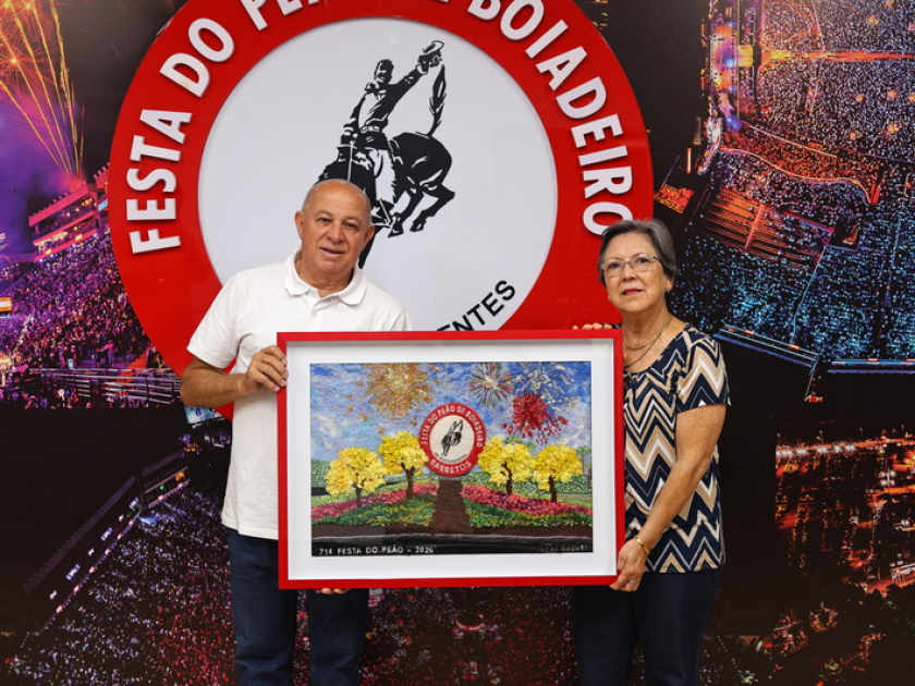 Cartaz oficial da 71ª Festa do Peão de Barretos homenageia a memória e a tradição em obra de Vera Suzuki