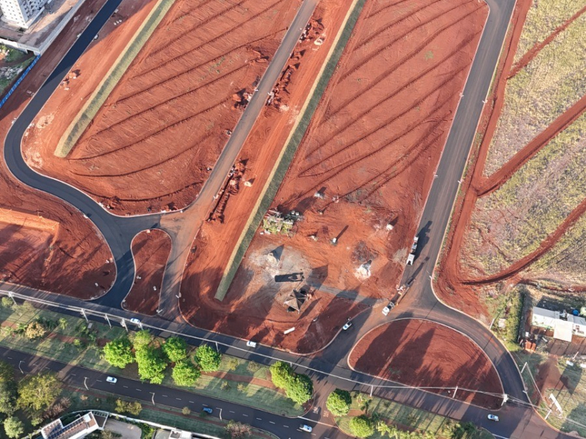 Parque Fiúsa, no Jardim Olhos D’Água, conclui pavimentação e entra na fase final da infraestrutura